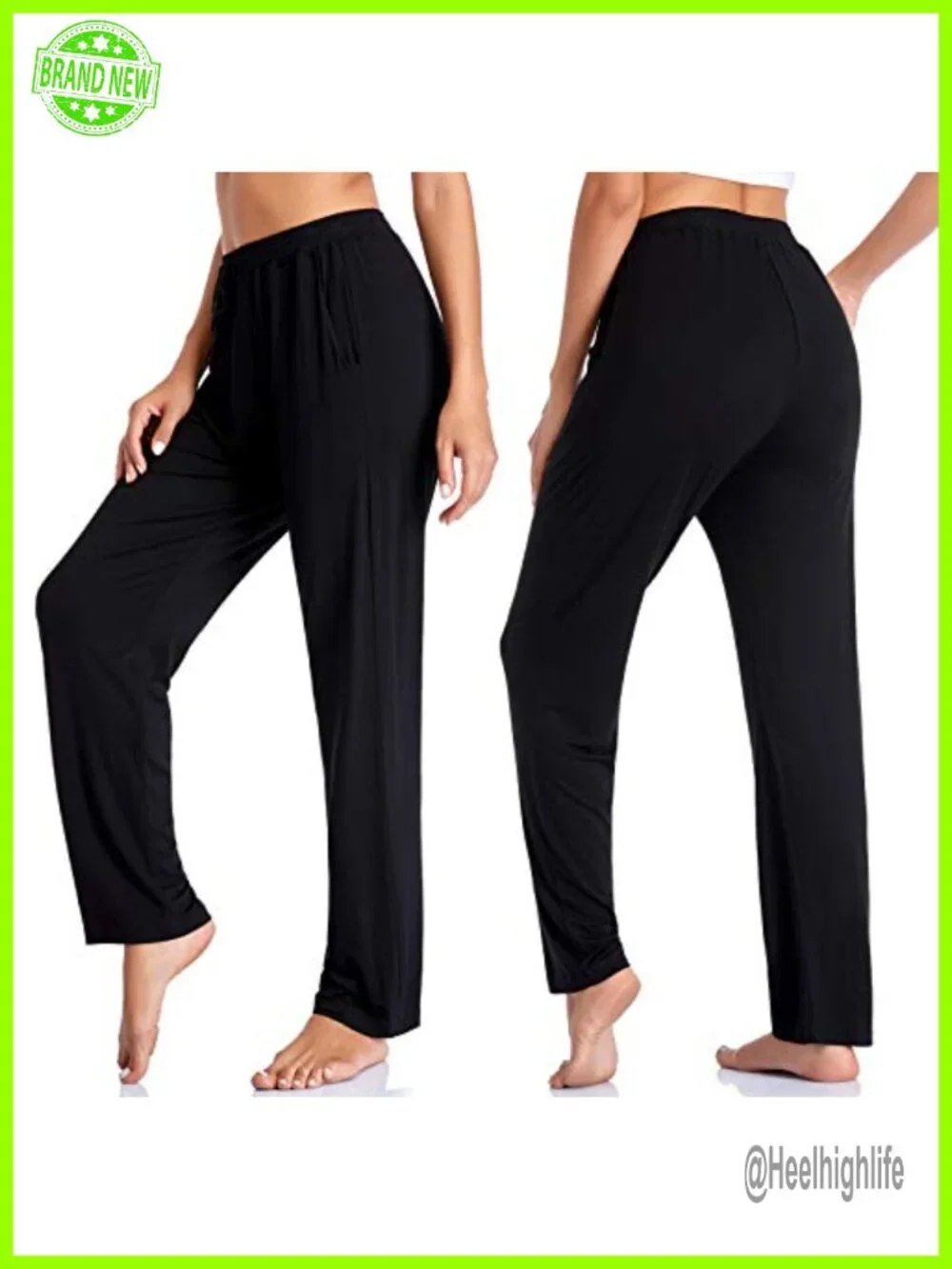 Women's Yoga Pants Soft Comfy Stretch Loose Straight Casual Athletic Running